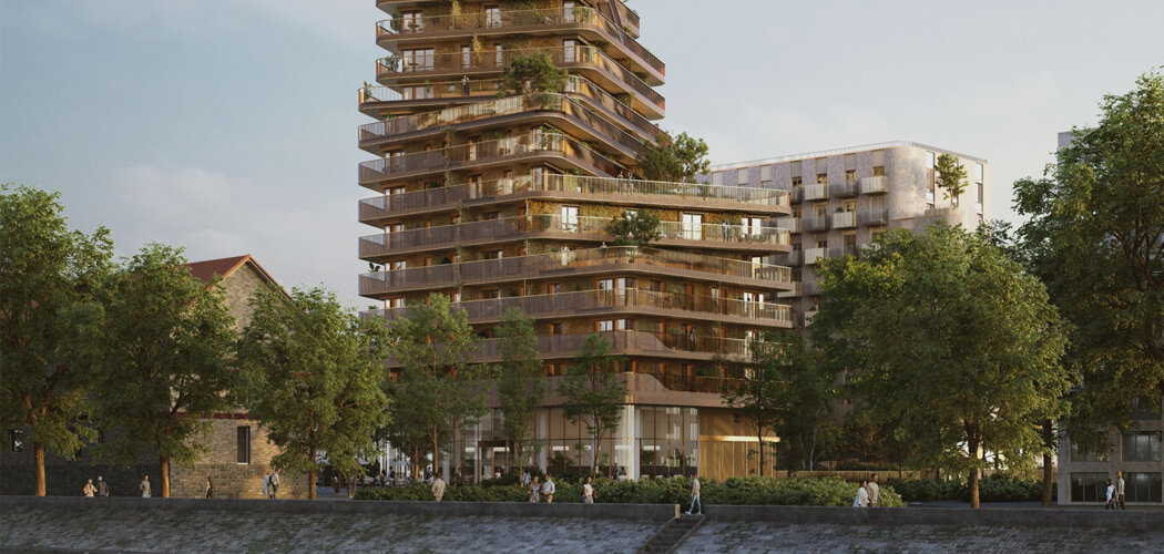 Programme immobilier neuf LE RIVAGE - Saint-Ouen-sur-Seine à proximité du métro 14 et du RER C (93400) - Référence : 12952