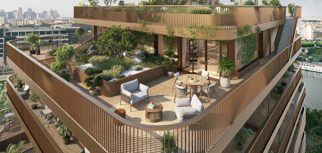Programme immobilier neuf LE RIVAGE - Saint-Ouen-sur-Seine à proximité du métro 14 et du RER C (93400) - Référence : 12952