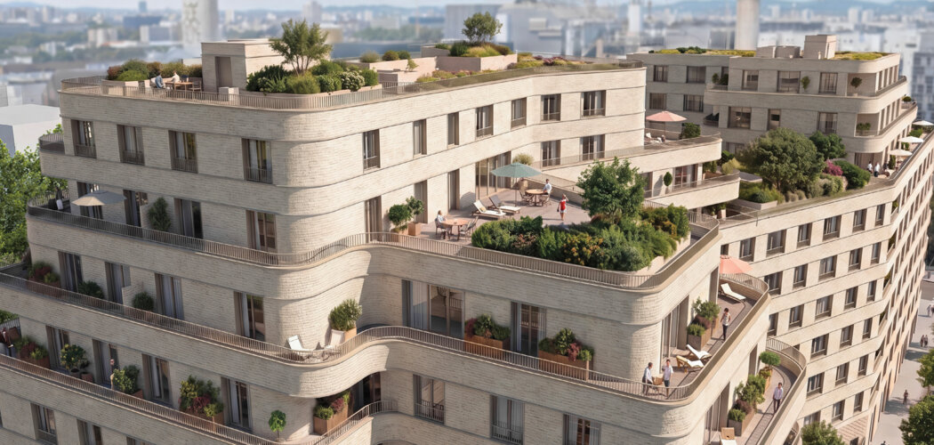 Programme immobilier neuf LES BATELIERS - Saint-Ouen-sur-Seine appartements neufs dans la ZAC des Docks (93400) - Référence : 18559