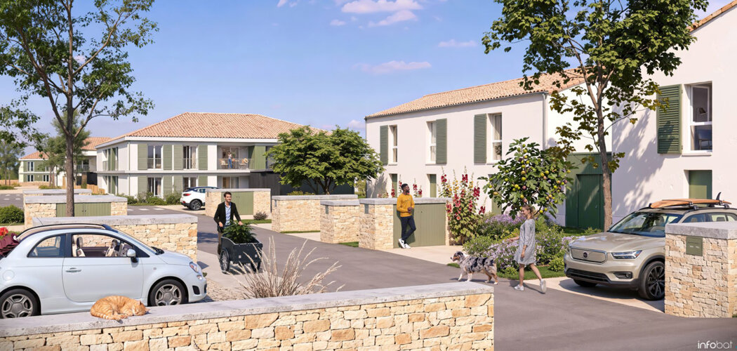 Programme immobilier neuf ONORA - Saint-Palais-sur-Mer logements avec extérieur proches de l’océan (17420) - Référence : 18472