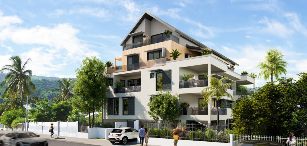 Programme immobilier neuf RESIDENCE LE HUIT - Saint-Paul à deux pas de la plage (97460) - Référence : 12163