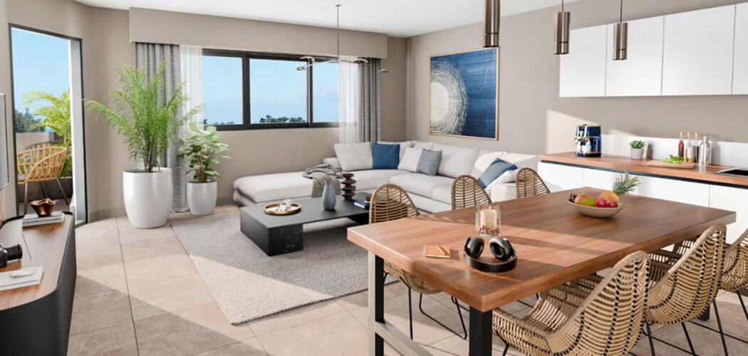 Programme immobilier neuf RESIDENCE LE HUIT - Saint-Paul à deux pas de la plage (97460) - Référence : 12163
