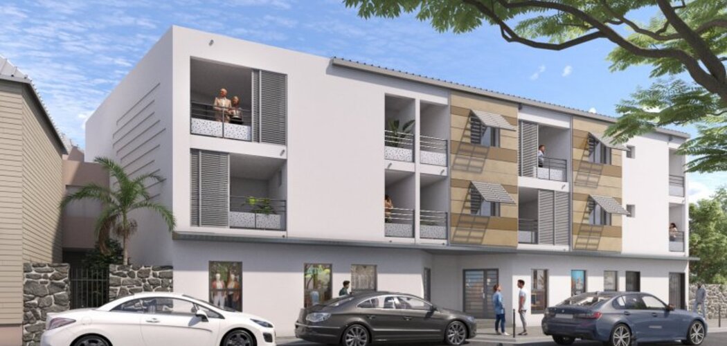 Programme immobilier neuf RESIDENCE LE ROYAL - Saint-Paul, appartements neufs à 10 min des plages de Boucan Canot (97460) - Référence : 11181
