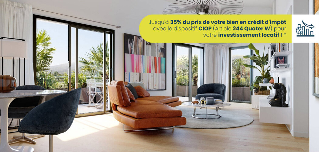 Programme immobilier neuf Cap Alizé - Saint-Paul : Appartements studio–T4 avec terrasses, vues océan et panneaux photovoltaïques à deux pas de la plage (97460) - Référence : 14288