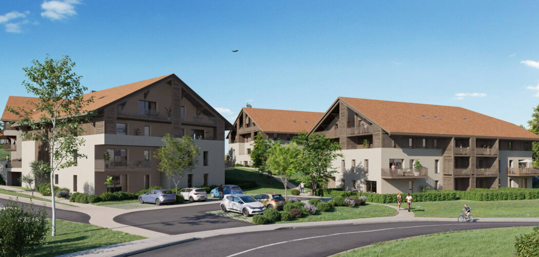 Programme immobilier neuf Bellevue - Saint-Paul-en-Chablais cœur du village proche commerces (74500) - Référence : 11862