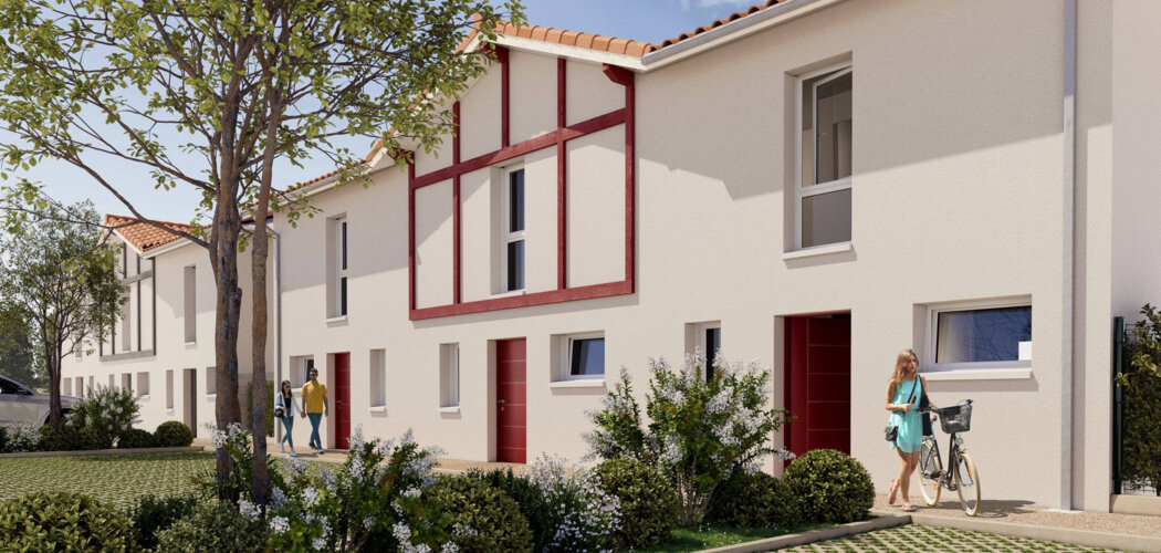 Programme immobilier neuf TCHANKA - Saint-Paul-lès-Dax : Appartements et maisons neuves à deux pas des thermes (40990) - Référence : 15488