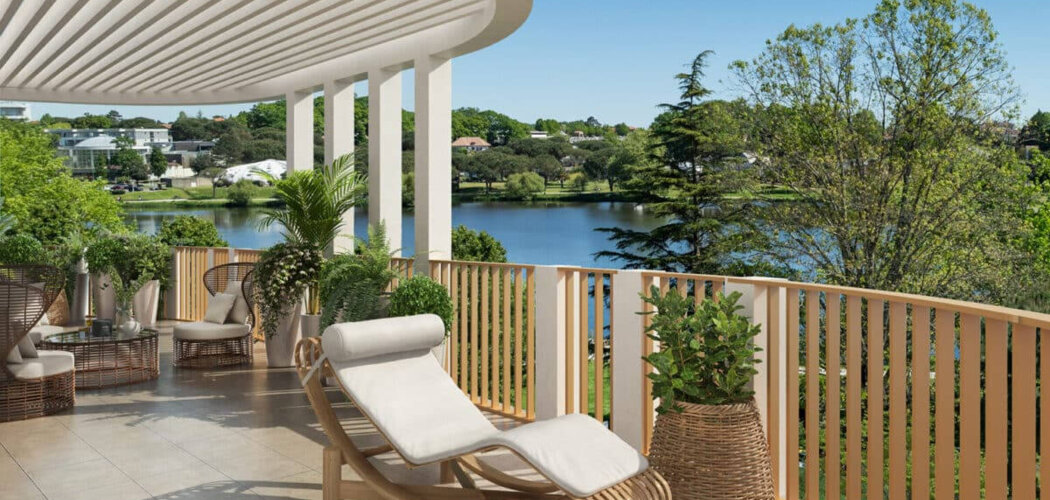 Programme immobilier neuf LES TERRASSES DU LAC - Saint-Paul-lès-Dax vue directe sur le lac Christus (40990) - Référence : 11413