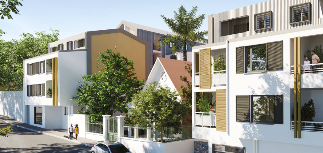 Programme immobilier neuf Résidence SAINT-PIERROISE - Saint-Pierre à proximité du port de plaisance et du lagon (97410) - Référence : 12494
