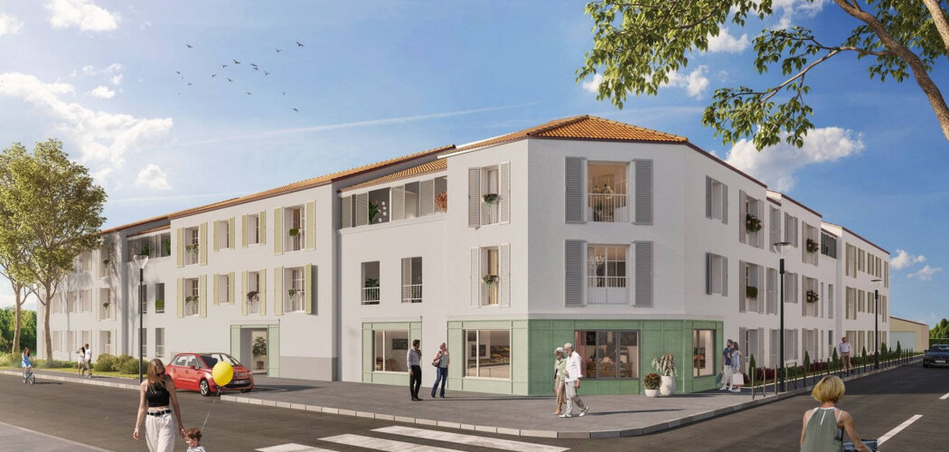 Programme immobilier neuf COEUR OLERON - Saint-Pierre d’Oléron : appartements neufs du 2 au 4 pièces à 10 min de la plage (17310) - Référence : 14535
