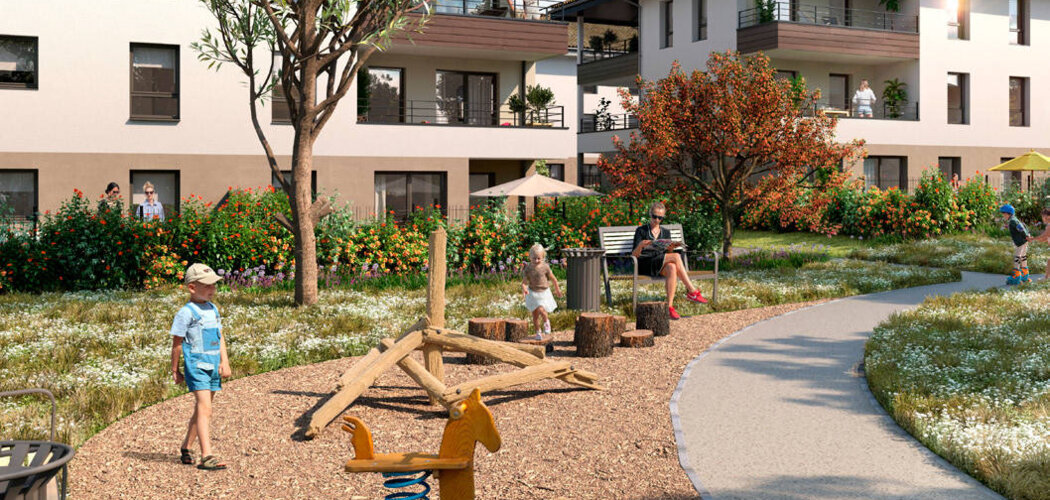 Programme immobilier neuf Les Prairies de Saint-Pierre - Saint-Pierre-de-Chandieu : Appartements T3–T4 et maisons T4–T5 avec jardins privatifs, parking et proximité cœur de ville (69780) - Référence : 6895