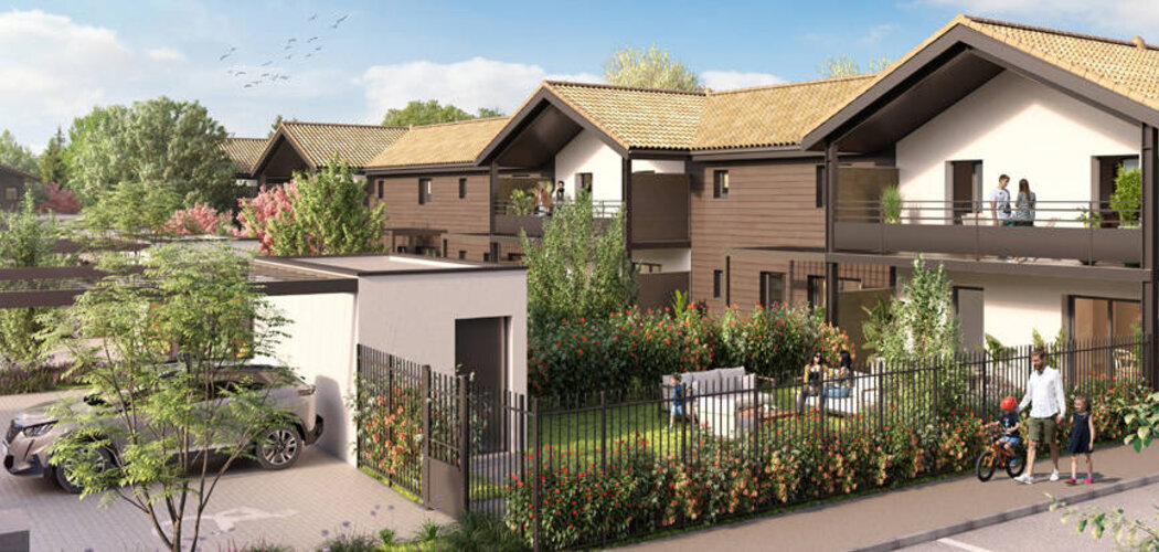 Programme immobilier neuf Les Prairies de Saint-Pierre - Saint-Pierre-de-Chandieu : Appartements T3–T4 et maisons T4–T5 avec jardins privatifs, parking et proximité cœur de ville (69780) - Référence : 6895