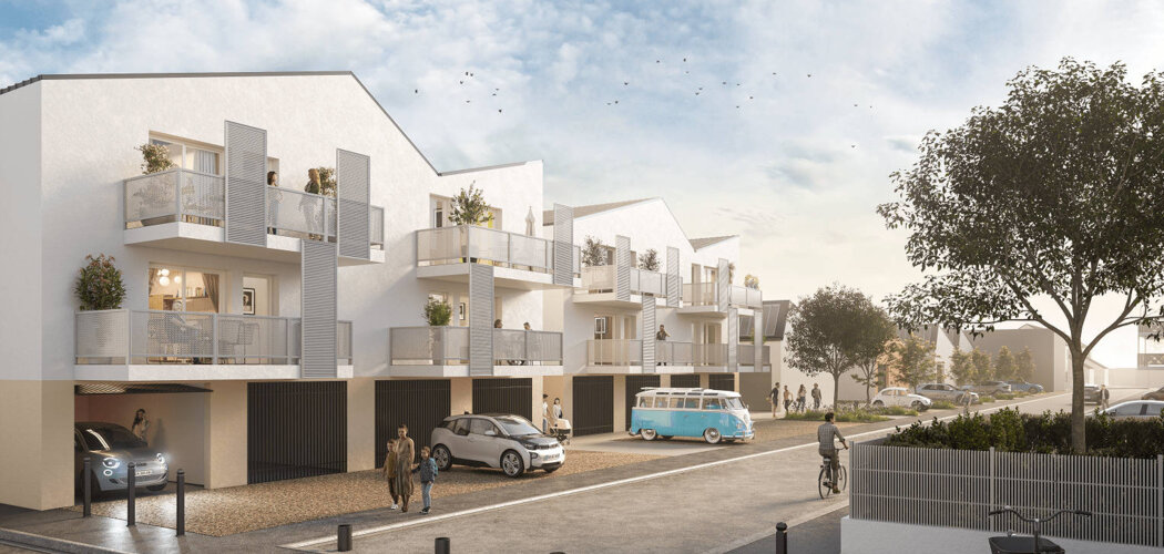 Programme immobilier neuf EAST VILLAGE - Saint-Pierre-des-Corps à proximité immédiate du centre (37700) - Référence : 12011