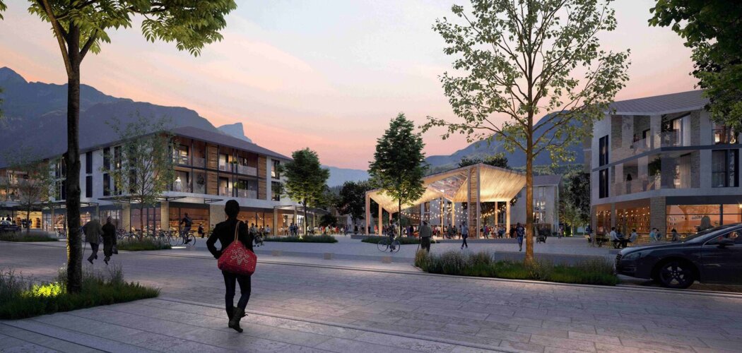 Programme immobilier neuf Cœur de ville - Saint-Pierre-en-Faucigny appartements lumineux en cœur de commune (74800) - Référence : 17977