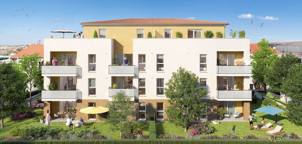 Programme immobilier neuf VILLA JARDIN - Saint-Priest à pied de la gare et des commodités (69800) - Référence : 16025