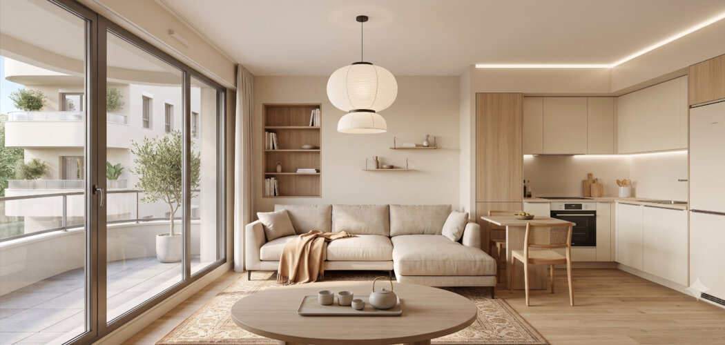 Programme immobilier neuf Art Village - Saint-Priest : Appartements T2–T4 avec terrasses, domotique et proximité centre-ville (69800) - Référence : 14573