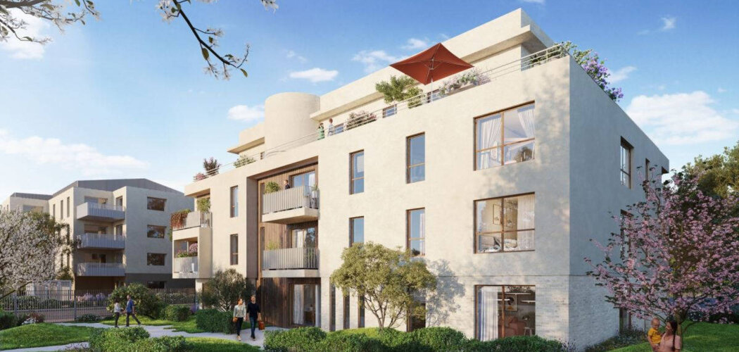 Programme immobilier neuf TOM ET NINA - Saint-Priest : Appartements T2–T4 avec terrasses, rooftop et proximité gare (69800) - Référence : 14575