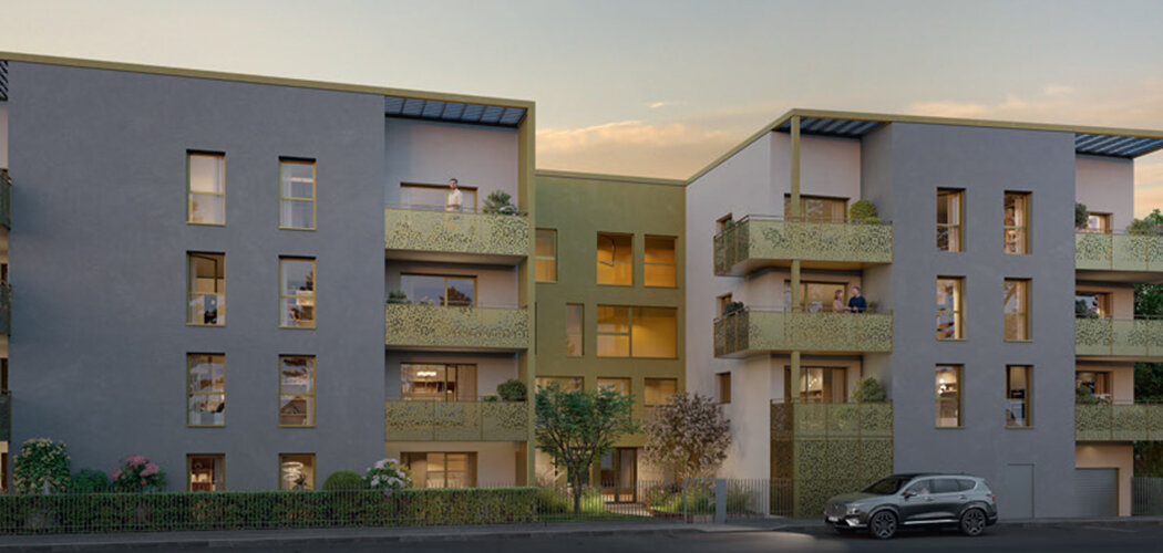 Programme immobilier neuf ATRIA - Saint-Priest quartier historique proche Lyon (69800) - Référence : 17307