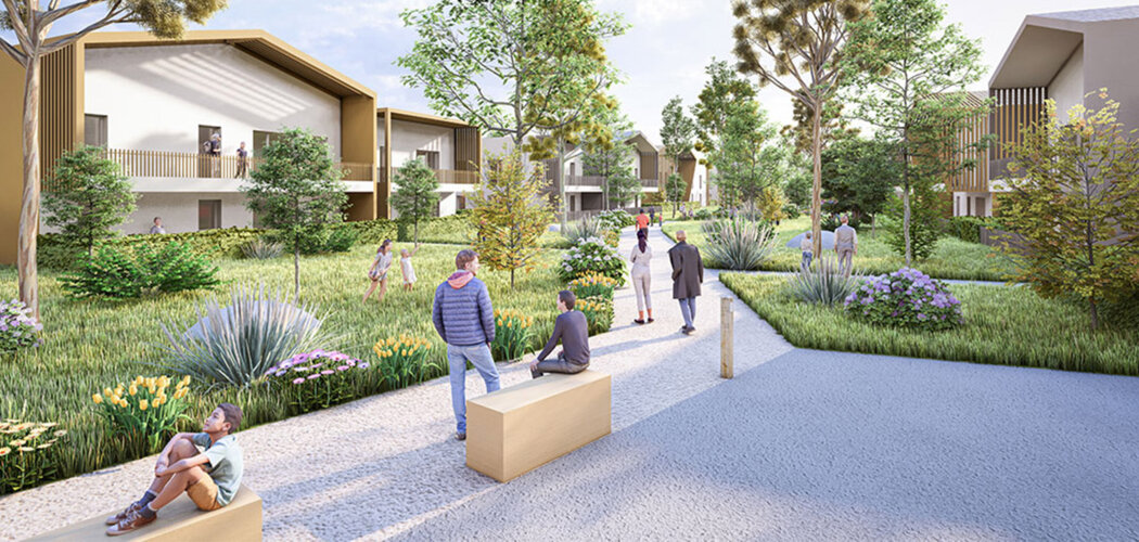Programme immobilier neuf Résidence Jean Bouin - Saint-Priest quartier Revaison au pied du bus C25 (69800) - Référence : 16026