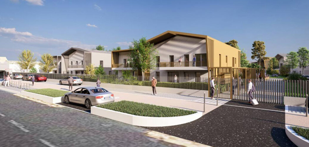 Programme immobilier neuf Résidence Jean Bouin - Saint-Priest quartier Revaison au pied du bus C25 (69800) - Référence : 16026