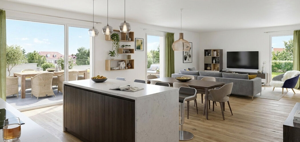 Programme immobilier neuf les Villas Delaporte - Saint-Prix une adresse verdoyante à 50 minutes de Paris en ligne H (95390) - Référence : 17700