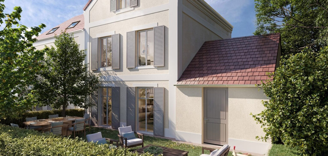 Programme immobilier neuf les Villas Delaporte - Saint-Prix une adresse verdoyante à 50 minutes de Paris en ligne H (95390) - Référence : 17700