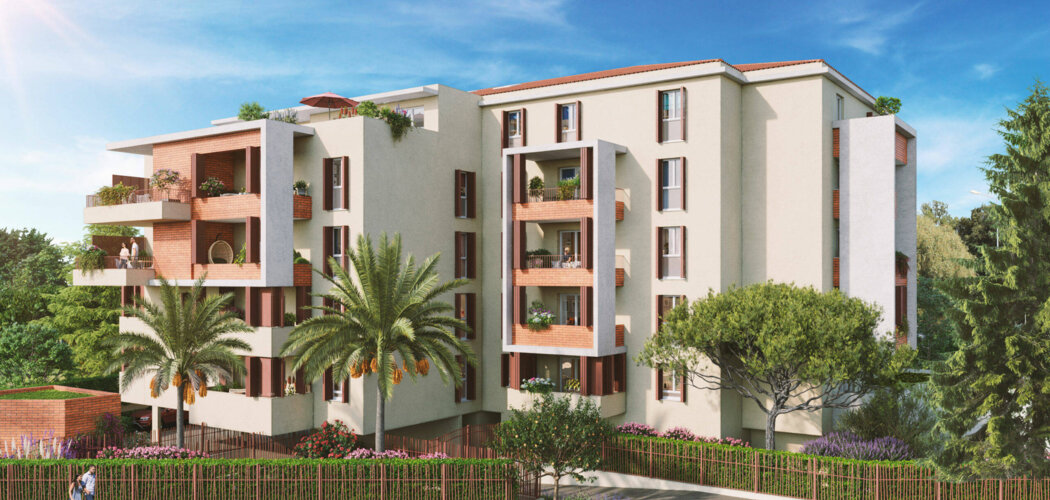 Programme immobilier neuf ROC ESTEREL - Saint-Raphaël : 30 appartements neufs à 1 km des plages et du port (83700) - Référence : 11583