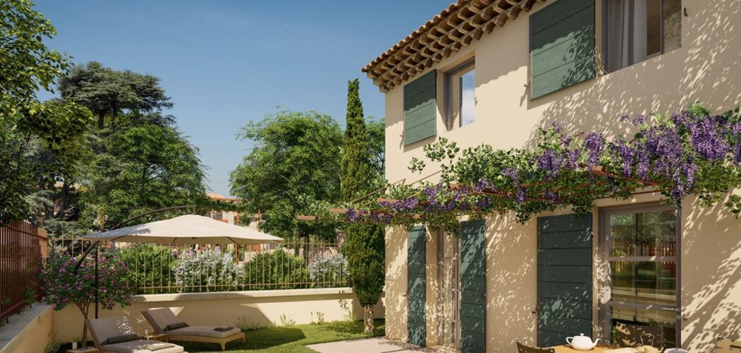 Programme immobilier neuf ESPRIT ALPILLES - Saint-Rémy-de-Provence au centre du village (13210) - Référence : 14403