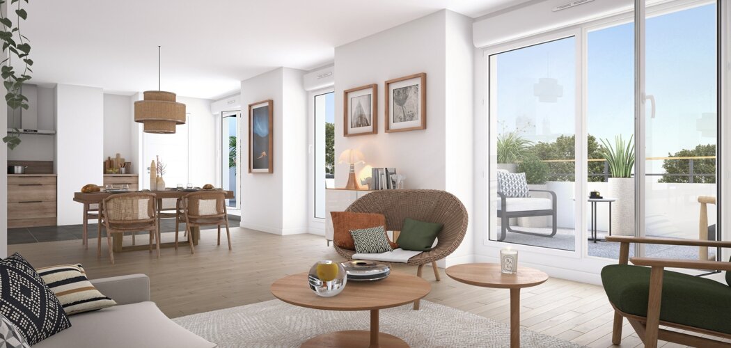 Programme immobilier neuf L'Ecrin des Chênes - Saint-Rémy-lès-Chevreuse : Appartements studio–T5 avec terrasses, parking et RT2012 en centre-ville (78470) - Référence : 6125