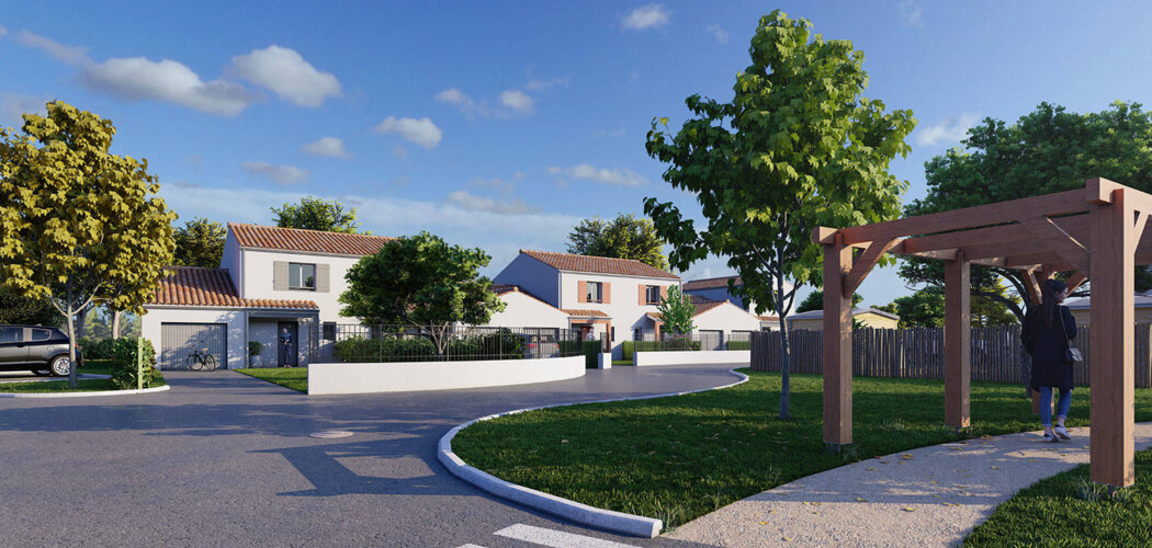 Programme immobilier neuf ESPRIT VILLAGE - Saint-Rogatien à proximité du centre-bourg (17220) - Référence : 12153