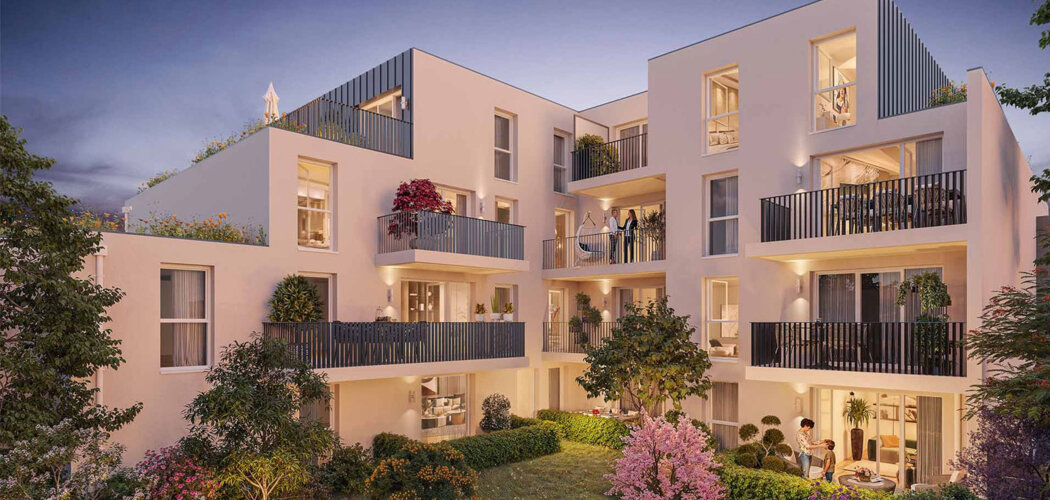 Programme immobilier neuf Cour Enchantée - Saint-Sébastien-sur-Loire à deux pas du tram-train (44230) - Référence : 15534