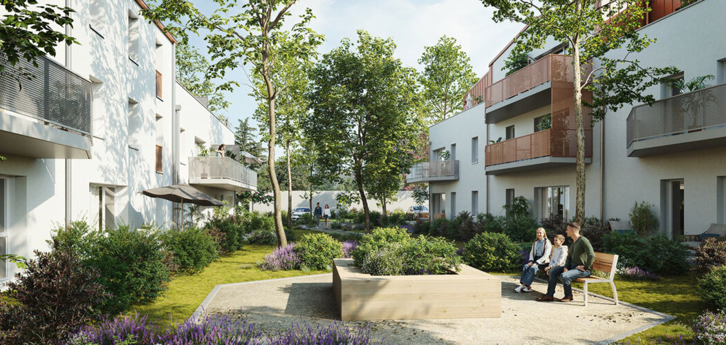 Programme immobilier neuf Le Jardin d'Aimée - Saint-Sébastien-sur-Loire quartier Martellière (44230) - Référence : 17957