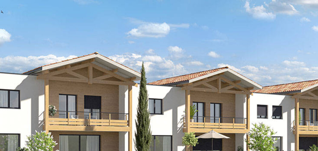 Programme immobilier neuf Le Patio de Nahla - Saint-Seurin-sur-l'Isle : Maisons T3–T4 avec jardins, garages et luminosité proche du centre-ville (33660) - Référence : 6247