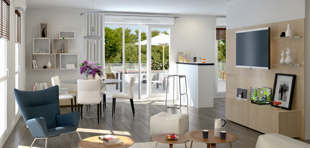 Programme immobilier neuf LES JARDINS DE CHAUMONT - Saint-Soupplets : Logements T3–T4 avec balcons, terrasses et norme BBC dans un éco-quartier (77165) - Référence : 1698
