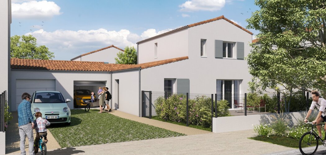 Programme immobilier neuf NATURIELLES - Saint-Sulpice-de-Royan : 14 maisons neuves 4 à 5 pièces à 15 min des plages de Royan (17200) - Référence : 14545