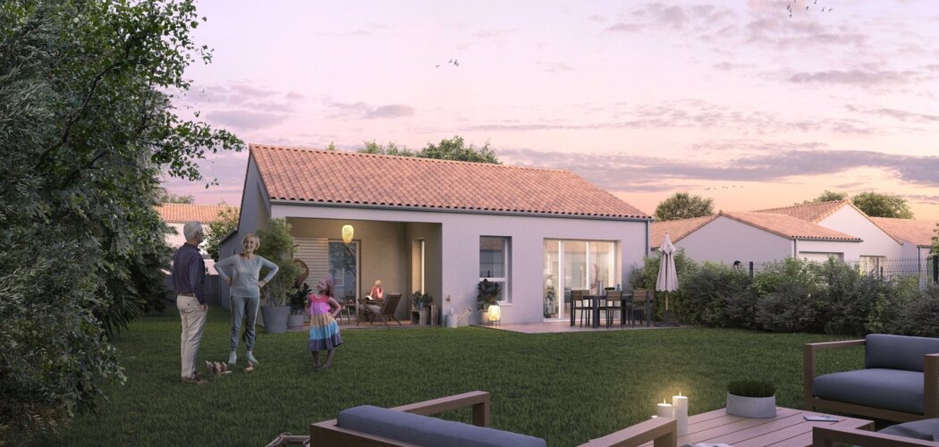Programme immobilier neuf NATURIELLES - Saint-Sulpice-de-Royan : 14 maisons neuves 4 à 5 pièces à 15 min des plages de Royan (17200) - Référence : 14545