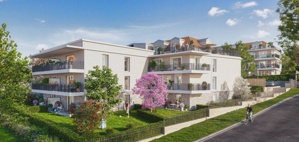 Programme immobilier neuf Le Parc des Vignes - Saint-Thibault-des- Vignes en plein cœur du village (77400) - Référence : 16276