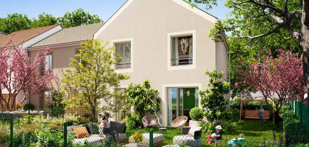 Programme immobilier neuf Le Hameau de Saint-Thibault - Saint-Thibault-des-Vignes esprit village proche RER (77400) - Référence : 16227