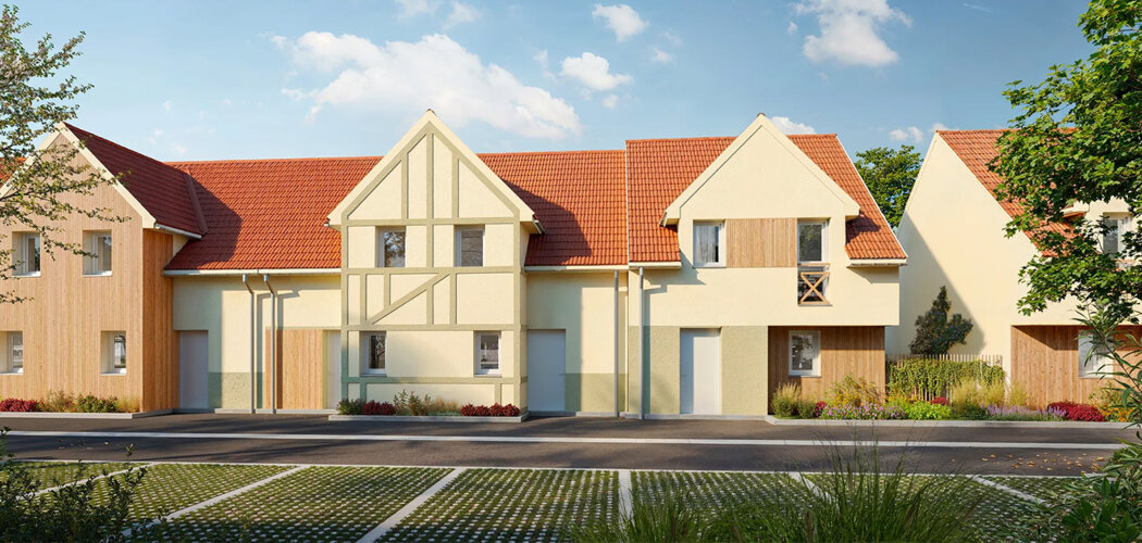 Programme immobilier neuf Résidence Le Clos Saint-Val - Saint-Valery-sur-Somme maisons proche baie et centre (80230) - Référence : 17012