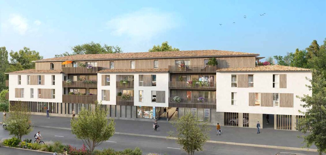 Programme immobilier neuf LE FLORE - Saint-Vincent-de-Paul, à proximité de Bordeaux (33440) - Référence : 15057