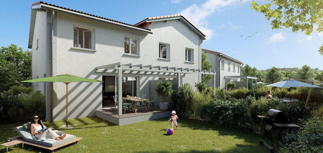 Programme immobilier neuf Canopée - Saint-Vincent-de-Tyrosse : appartements et maisons neuves T2–T5 à 5 min du centre en vélo (40230) - Référence : 15490