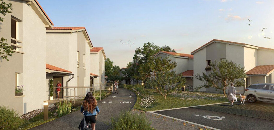 Programme immobilier neuf Canopée - Saint-Vincent-de-Tyrosse : appartements et maisons neuves T2–T5 à 5 min du centre en vélo (40230) - Référence : 15490