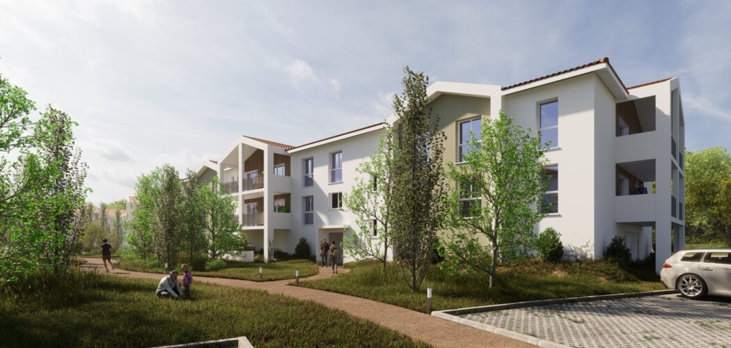 Programme immobilier neuf LES EMERAUDES - Dernier T3 ! - Saint-Vincent-de-Tyrosse proche centre ville (40230) - Référence : 15492