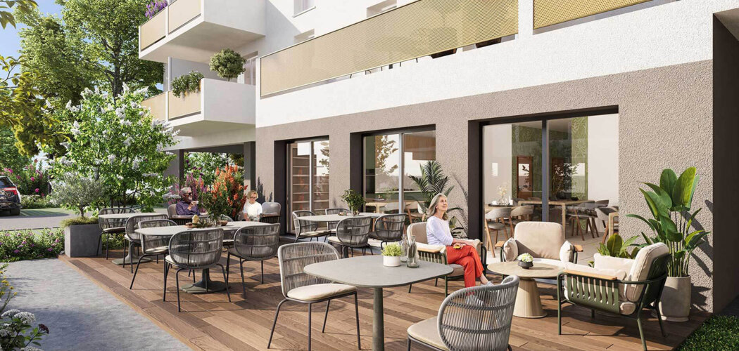 Programme immobilier neuf VILLA SERENLY SAINT VINCENT DE TYROSSE - Saint-Vincent-de-Tyrosse résidence séniors à proximité des plages (40230) - Référence : 15493