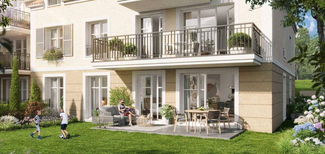 Programme immobilier neuf Le Clos des Peupliers - Saint-Witz : Appartements T2–T4 et maisons T5 avec terrasses, parking sécurisé et proximité quartier pavillonnaire (95470) - Référence : 14726