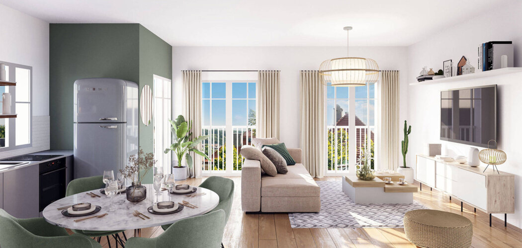 Programme immobilier neuf Le Clos des Peupliers - Saint-Witz : Appartements T2–T4 et maisons T5 avec terrasses, parking sécurisé et proximité quartier pavillonnaire (95470) - Référence : 14726