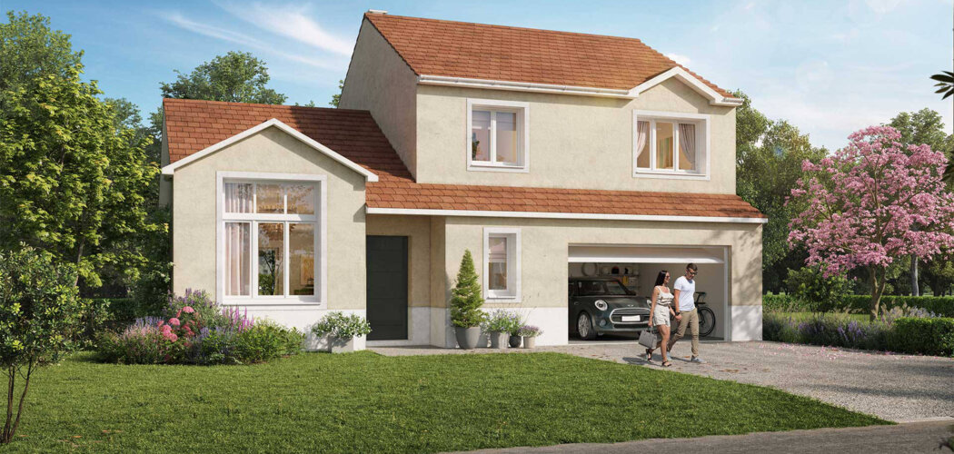 Programme immobilier neuf Le Clos des Peupliers - Saint-Witz : Appartements T2–T4 et maisons T5 avec terrasses, parking sécurisé et proximité quartier pavillonnaire (95470) - Référence : 14726