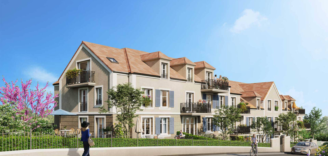 Programme immobilier neuf Le Clos des Peupliers - Saint-Witz : Appartements T2–T4 et maisons T5 avec terrasses, parking sécurisé et proximité quartier pavillonnaire (95470) - Référence : 14726