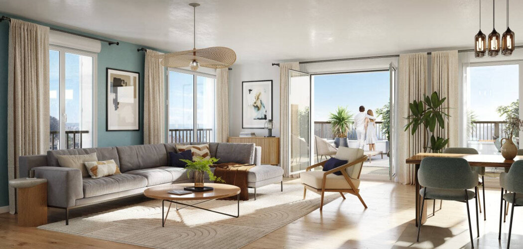 Programme immobilier neuf VILLA CÉLESTE - Sainte-Adresse station balnéaire en bord de mer (76310) - Référence : 16168