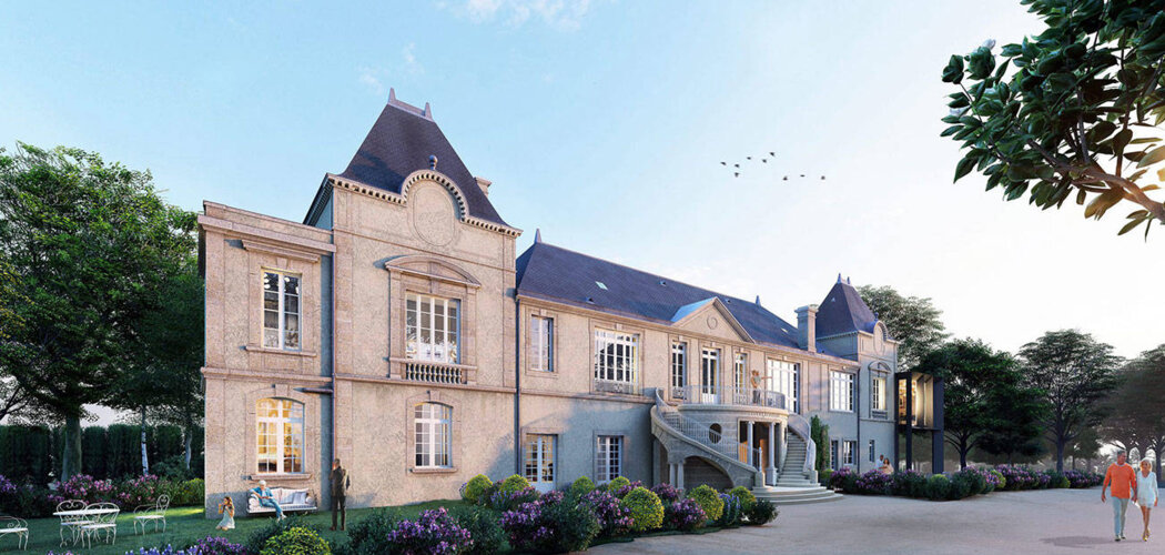 Programme immobilier neuf ABBAYE DE BONLIEU DF/PINEL MEL - Sainte-Eulalie : Appartements studio–T4 avec parc végétalisé, piscine privée et parking proche de la gare (33560) - Référence : 14212