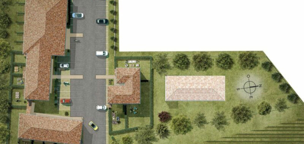 Programme immobilier neuf VISTA VINIA - Sainte-Eulalie : Maisons T3–T4 avec jardins privatifs et ambiance chaleureuse proche du Château Malbec (33560) - Référence : 13107